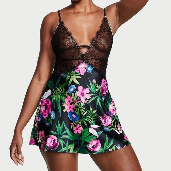 Victoria's Secret Other - Victoria’s Secret Lace Plunge Slip 
 Lingerie